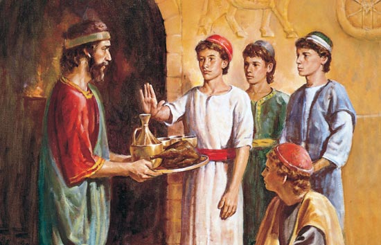 Daniel and three
                          companions